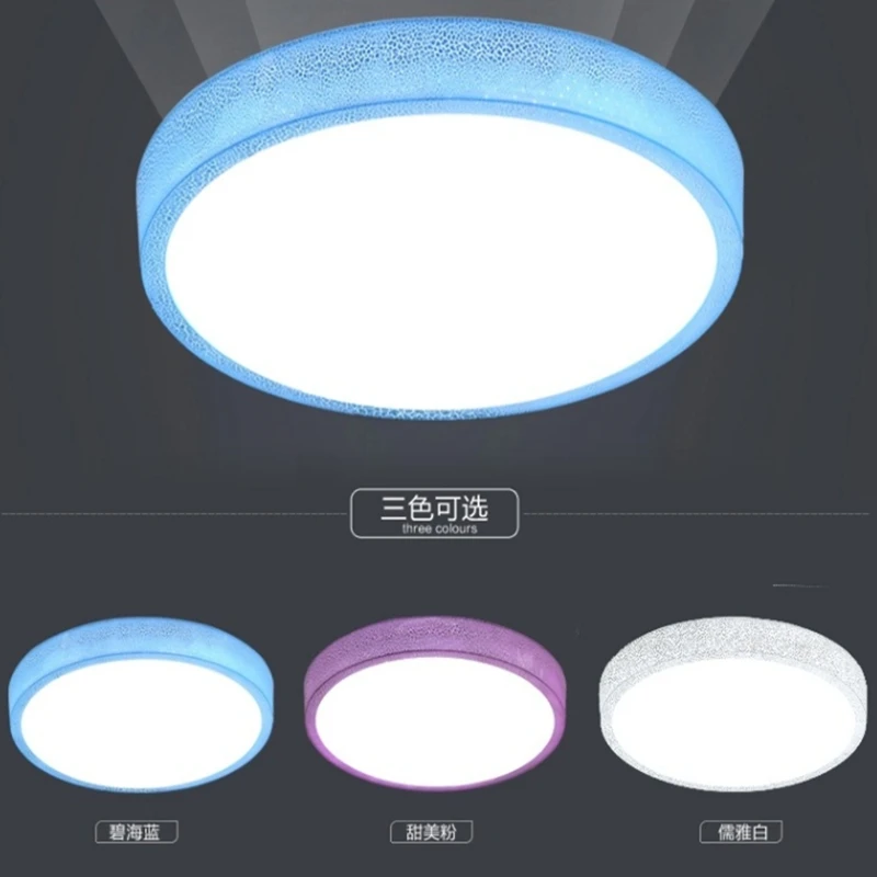 

Round LED Ceiling Light LED Down Light Modern Flush Mount Home Fixture Night Lamp For Living Room White Light