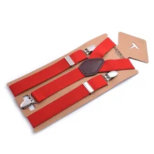 Мужские и женские винтажные подвесной зажим эластичные регулируемые подтяжки брюки подвеска для взрослых ремни tirantes Hombre