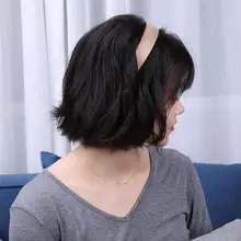 Одноцветное Цвет волос обручи простая повязка для головы Для женщин девочек широкая повязка для волос Головные уборы