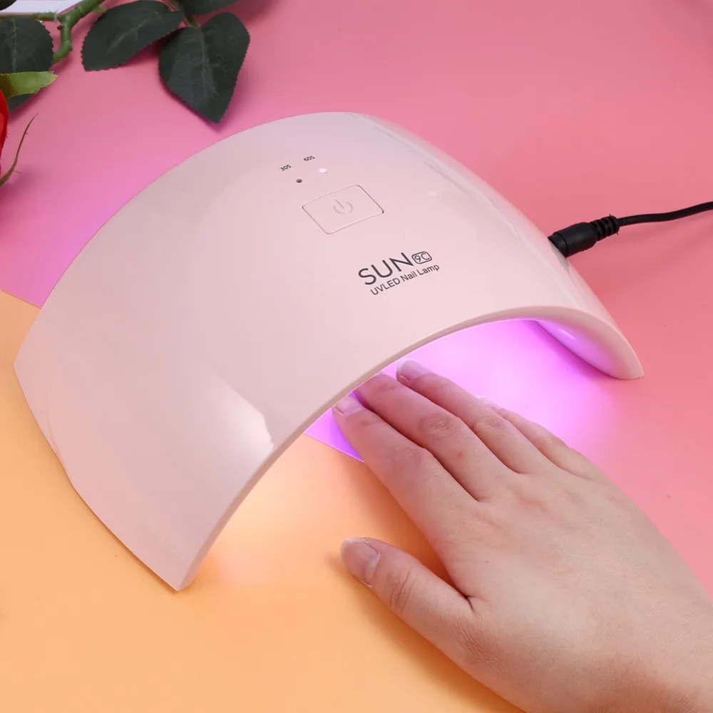 UV LED SUN 9C 24W UVLED Nail Dryer Lamps for Curing UV Gels Fingernail
