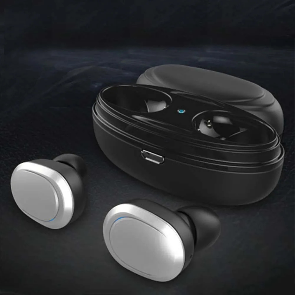 T12 TWS Близнецы наушники зарядный чехол Mini Bluetooth V4.1 гарнитуры двойные Беспроводные