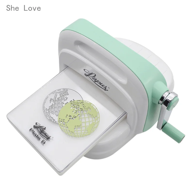 Goedkoop Ze Liefde Stansen Embossing Machine Scrapbooking Snijder Stuk Gestanst Papier Cutter Gestanst Machine
