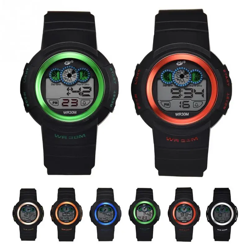 

New Fashion Men Watch Unique Digital Casual Outdoor Hiking Student Electronic Watch Waterproof Sport Wrist Clock Gift