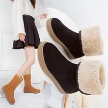 Новинка; зимняя Уличная обувь с узором; универсальная Студенческая обувь на плоской подошве, увеличивающая рост; сохраняющая тепло обувь с фланцем; две вещи; короткие прогулочные ботинки