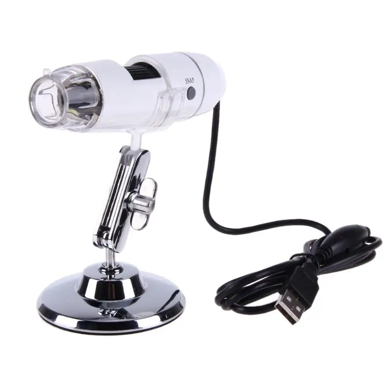 USB цифровой электронный микроскоп Эндоскоп лупа 1000X видео камера Cam 8 светодиодный с регулируемой подставкой USB гаджеты