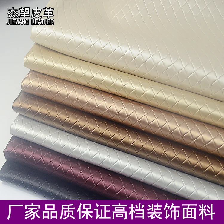 2019 Tecidos Tissus Fabric Shipping Pu Cloth Door Decoration Soft Package Small Diamond Lattice Rigid Huang Interior S Leather | Дом и сад