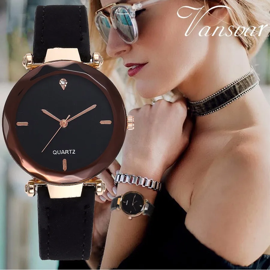 

Best Selling Fashion Women Leather Quartz Watch Casual Leather Quartz Analog Wrist Watches Clock Relogio Feminino Drop Shipping