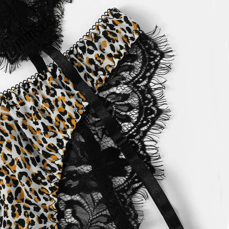 3 шт женское сексуальное леопардовое белье Экзотические наборы кружевное нижнее белье бюстгальтер пояса с резинками набор набедренных повязок Дамская Летняя одежда для сна Новинка