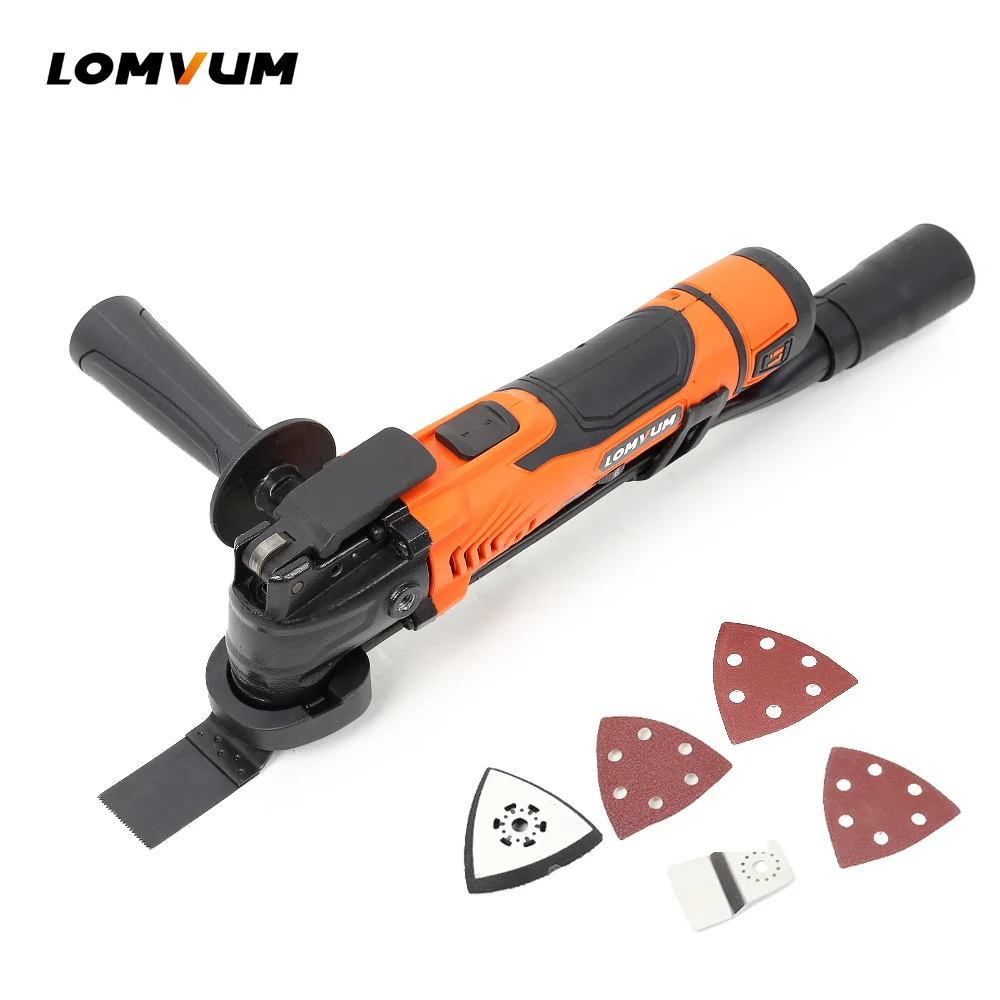 

Lomvum MultiFunction Electric Saw Oscillating Tool Electric Woodworking Trimmer Shovel Home Renovator Woodworking Tool