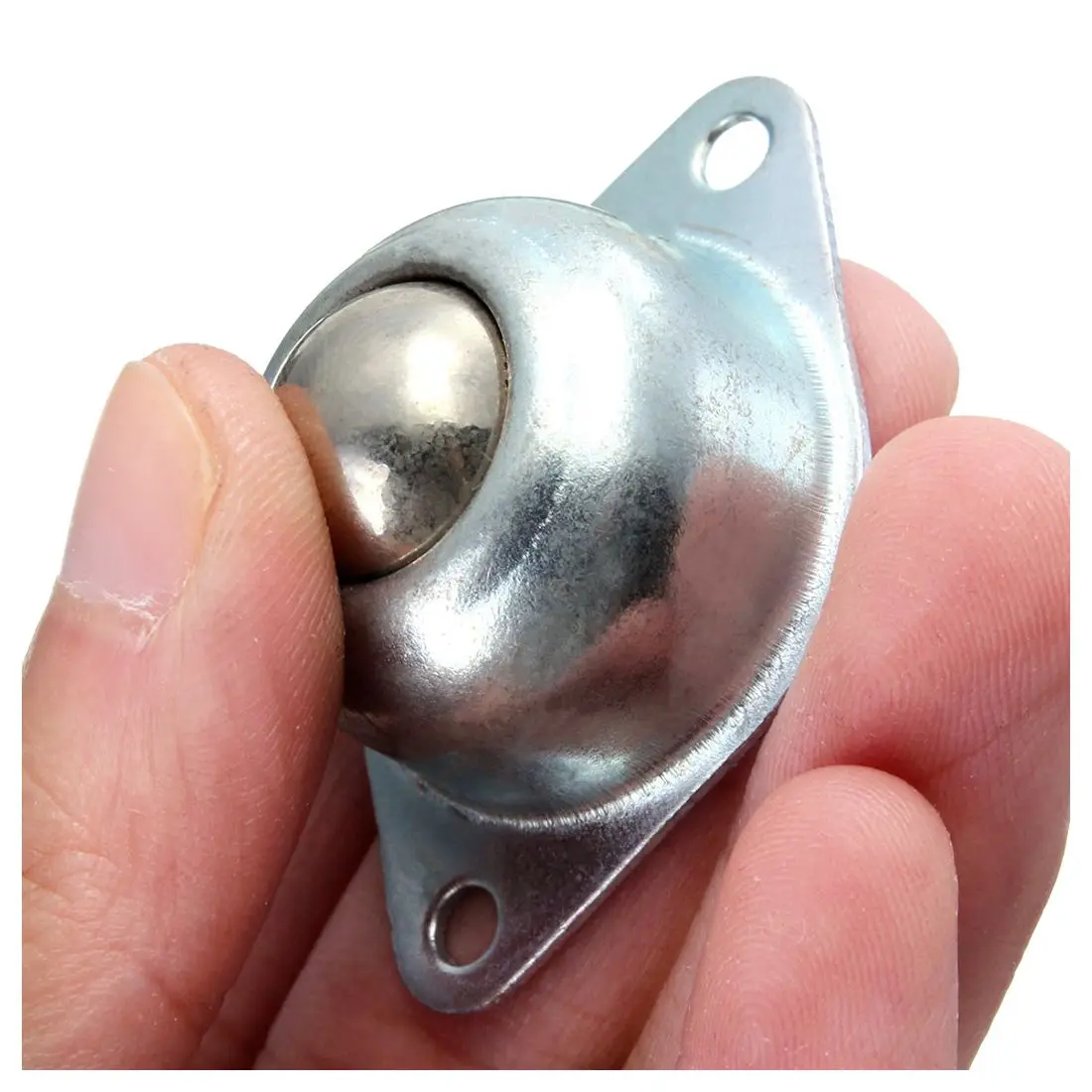 

BMBY-4pcs 32mm Wide Screw Mounted Round Ball Swivel Caster Castors for Trolleys Rack