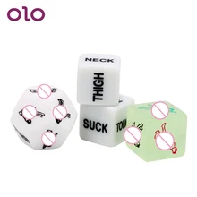 OLO 4 Pcs/set Sex Dice Adult Games Sexual Postures Humour Gambling 12 Sides Erotic Toys Sex Toys for Couple Funny Flirting Toys