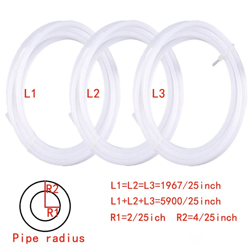 Aokin PTFE тефлоновая трубка с PC4-M6 пневматический прямой соединитель латунная часть для Mk8 3d принтер 1,75 мм нить M6 подача фитинг