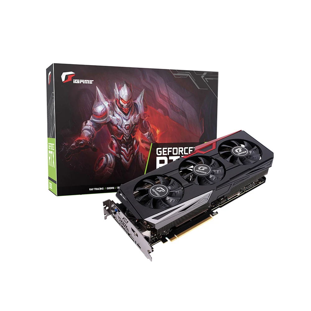 Красочная графическая карта iGame GeForce RTX 2070 Ultra GDDR6 8G видеокарта 1410-1620 МГц PCI-E 3,0 для ПК Игр