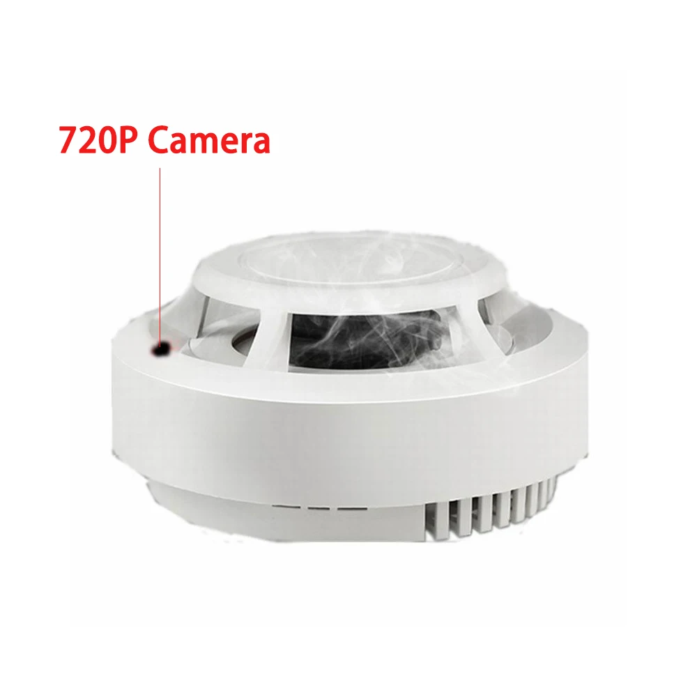 

Smart Home Smoke Sensor Detector with 720P 4K Wifi Wireless Camera 360 Degree Rotation Monitor Anti-fires Camera Detector