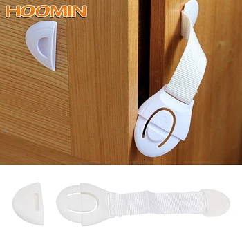 

HOOMIN Cabinet Locks Straps Baby Safety Lock For Fridge Drawer Door Cupboard Window Kid Children Protection Blocker
