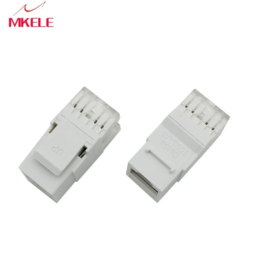 

RJ45 Super Five Network Module CAT5E Network Cable Module Panel Gigabit Phone Module Telephone Voice TV Module Cable