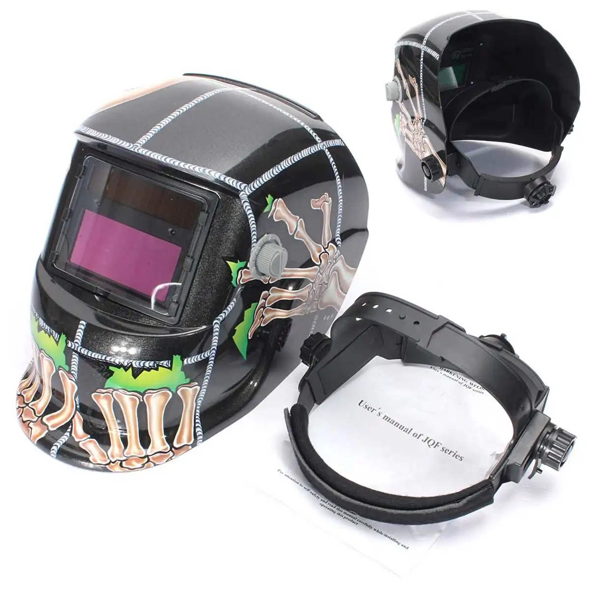 

New Solar Auto Darkening Welding Helmet Arc Tig Mig Mask Grinding Welding Mask Adjustable Solar Welding Helmet