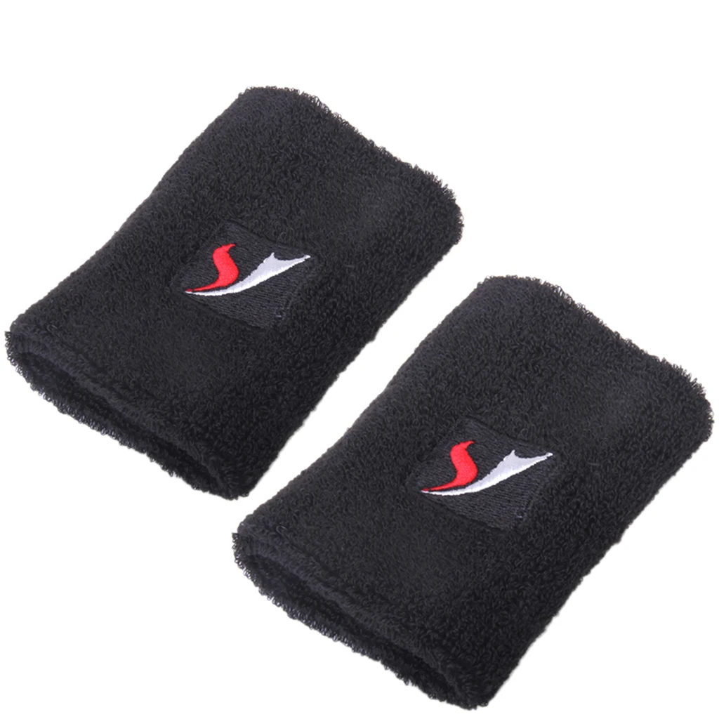 Buy 2 x Universal Black sports wristband wrist band