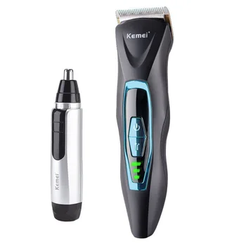 

110-240V 3W 50-60Hz Men's professional combo electric hair clipper + Nose hair Device