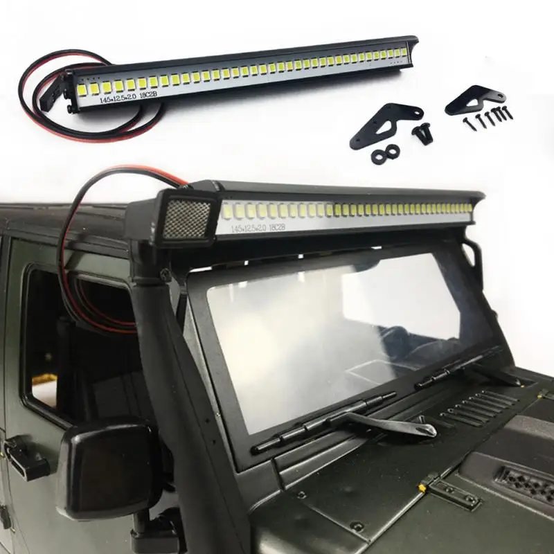 

1/10 Crawler Accessory Luminous Roof LED Lamp Bar Flashing Car Lamp For Traxxas TRX-4 SCX10 90046 Crawlers RC Car Parts