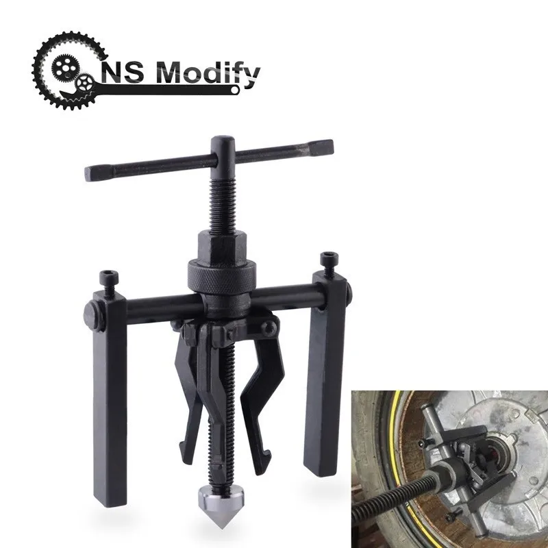  NS Modify 3-Jaw Inner Bearing Puller Gear Extractor Heavy Duty Automotive Machine Tool Kit Car Diag