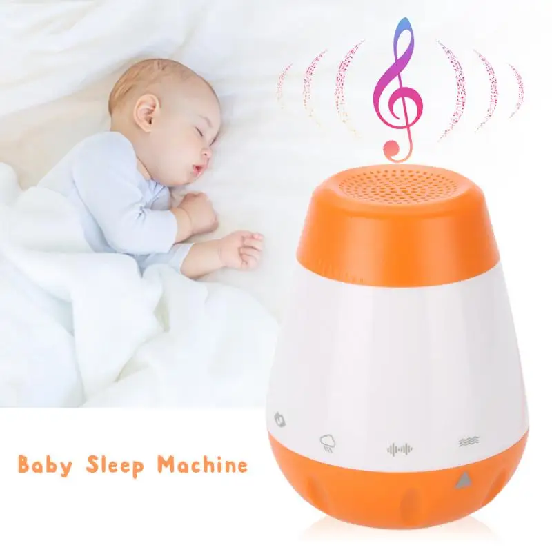 

Baby Therapy Sound Machine White Noise Portable Sleep Soother Machine Record Voice Sensor Soothing Music Sleep Therapy Regulator