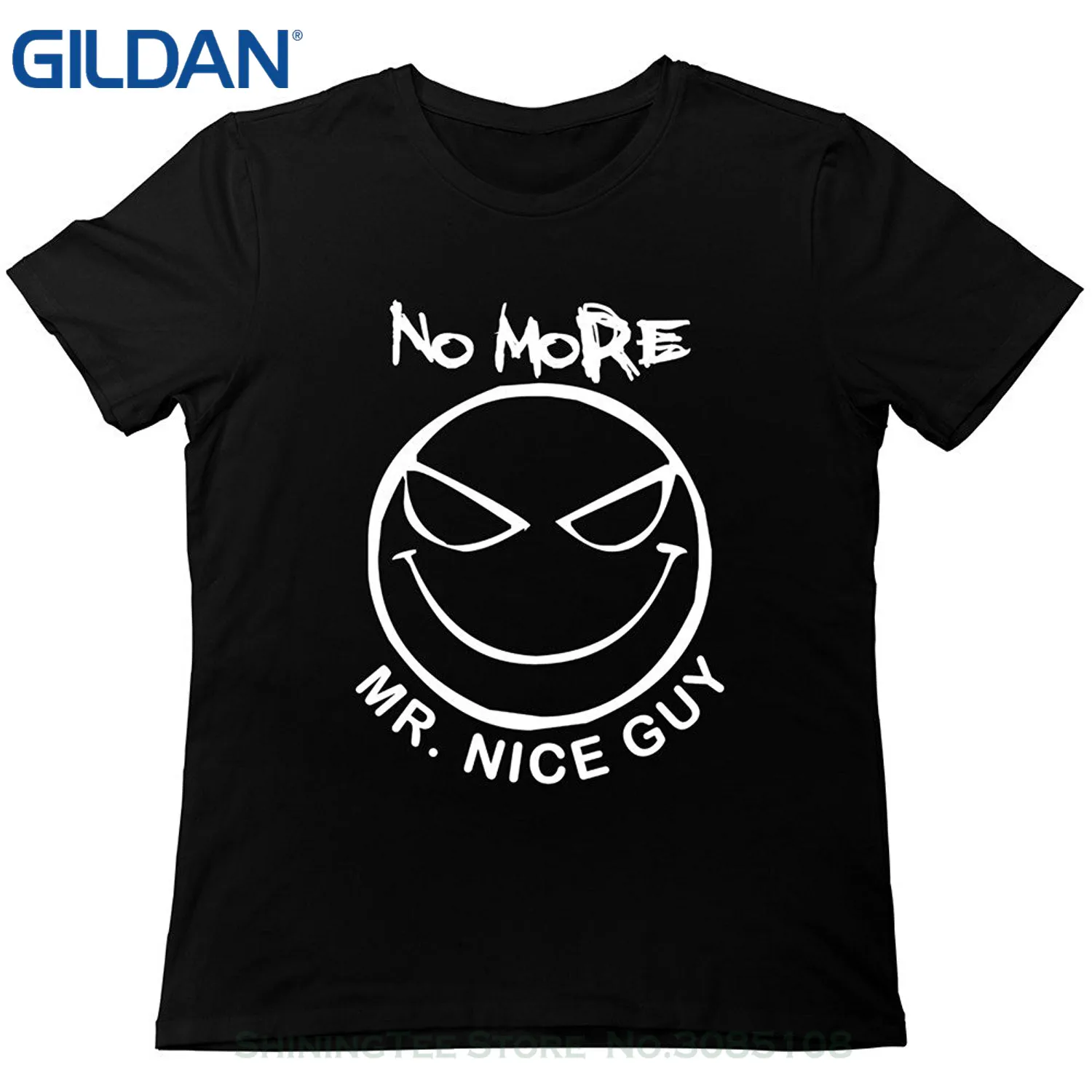 Print T Shirts Man Short Sleeve Tshirt Men's No More Mr. Nice Guy