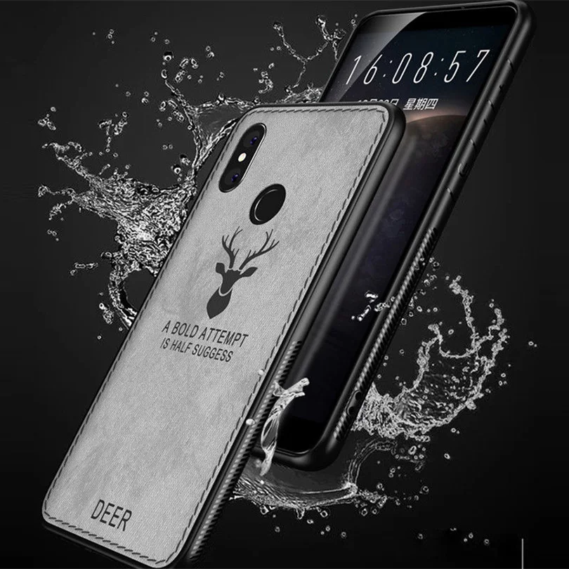 

Case Shockproof Hybrid TPU Shell Back Cover For Xiaomi Redmi 6A 6 Pro 5A 4X 5 Plus Note 4 5 6 Pro Fabric Leather Phone Case Jkke