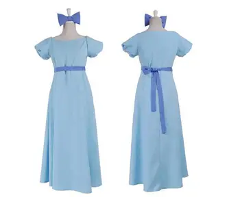 

Film Peter Pan Wendy Rachael Cosplay Costume Party Dress Women Long Dress New