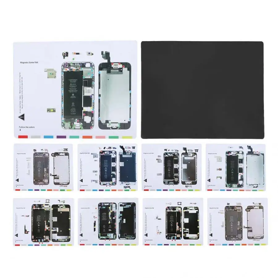 

Disassemble Screw Memory Magnetic Screw Chart Mat phone tool for iphone