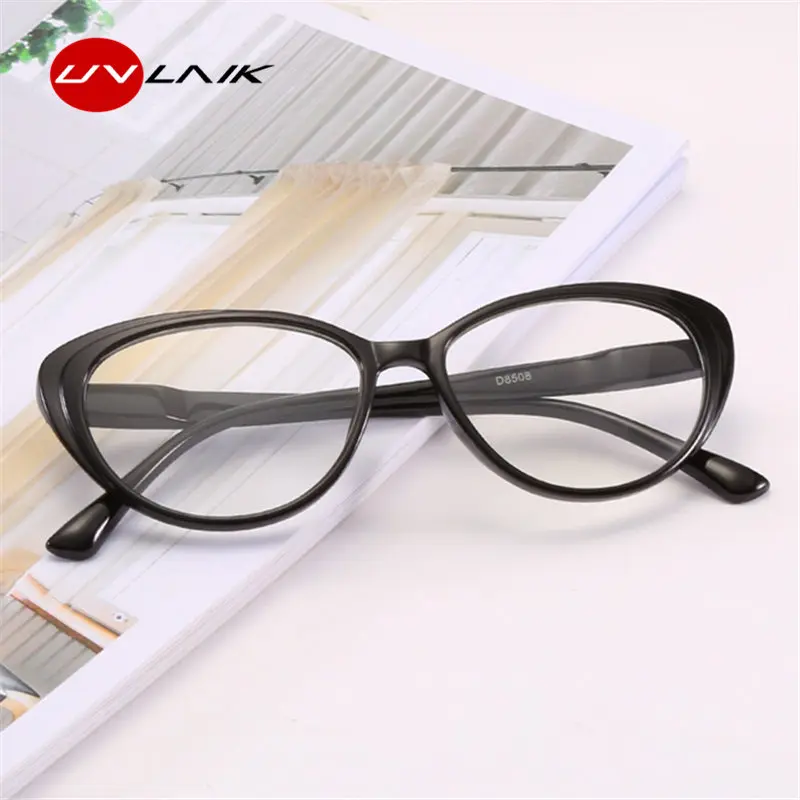 UVLAIK классические очки в стиле «кошачий глаз, очки для чтения, Для женщин прозрачные линзы дальнозоркости, аксессуары для глаз, солнцезащитные очки+ 1,0 1,5 2,0 2,5 3,0 3,5 4,0