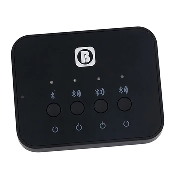 

3in1 Bluetooth Music Audio Stereo Transceiver(Receiver+Transmitter) Adapter Hub Pair Three Devices Like Headphones
