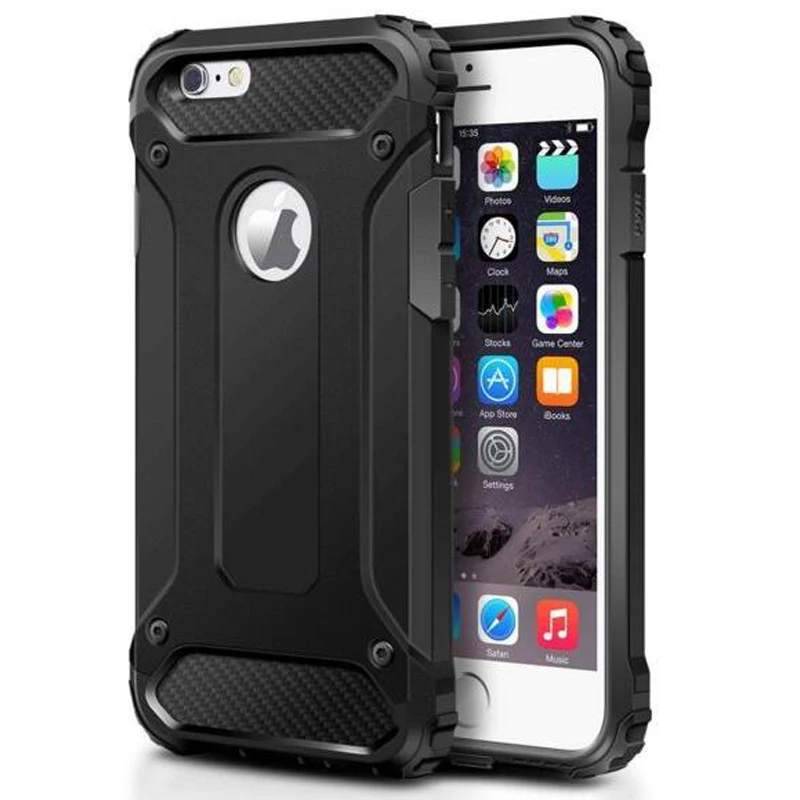 Strong Phone Case for iPhone X XR XS MAX Tough Shockproof Armor For 8 7 6S Plus 5S SE Hard Rugged Impact Back Cover |