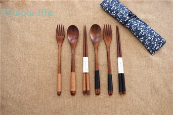 

Environmentally Friendly Spoon Fork Chopsticks Three-Piece Creative Set Kitchen Stuff For Household Products Cosas De Cocina