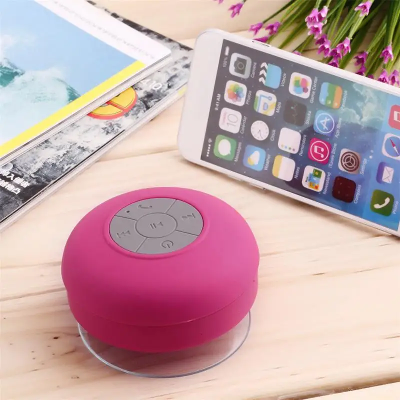 Bluetooth беспроводной динамик водонепроницаемый силиконовый Hands free Микрофон