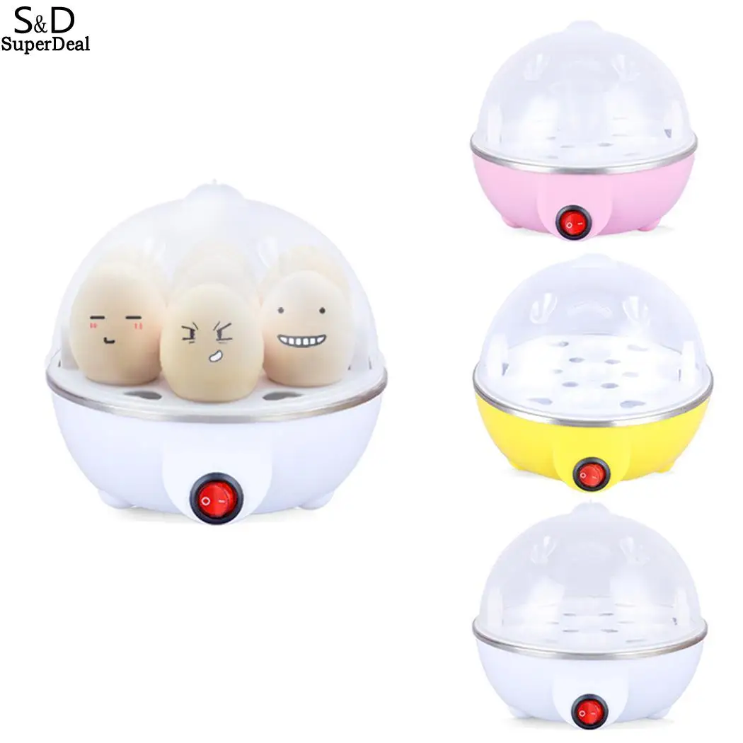 

Water Shortage Protection 220/110V Electric Heating Steamer Support steaming and heating food. Egg Cooker