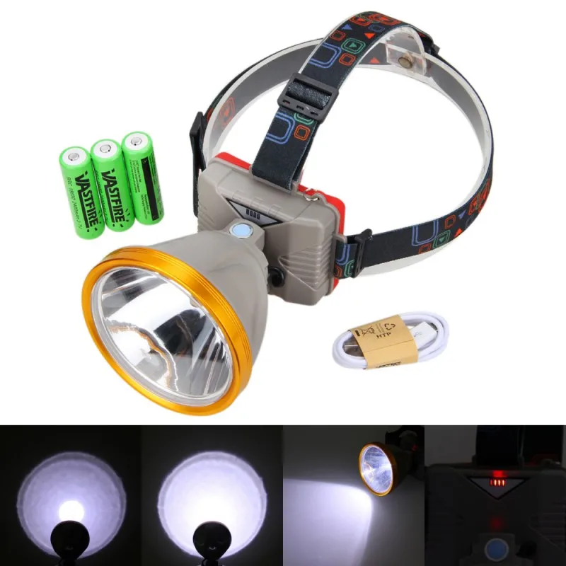 

VASTFIRE Hot 35W XM-L T6 LED Head Torch 200m 8000 Lumens USB Rechargeable Headlight Lanterna For Outdoor Camping Night Fishing