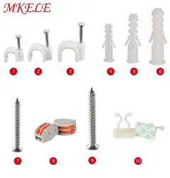 Makerele 317 шт. СЕМЬЯ DIY практические комбинации терминал набор украшения кабель для принадлежностей инструменты для наращивания волос
