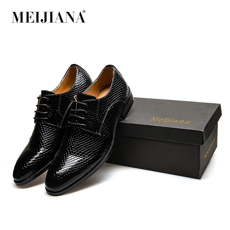 2019 Diseñador Clásico De Negocio Nuevos Cómodo Moda Moderno Zapatos Negro Oficial Los Hombres YxXBwW