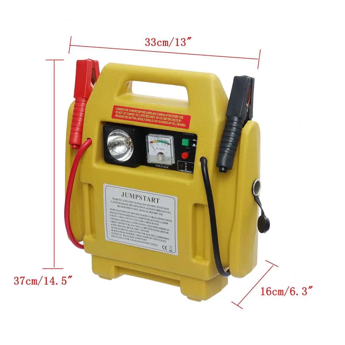 Car Jump Starter Booster 12V Car Battery Charger Starting Power Bank Tool Kit Air Compressor with Emergency LED Light Auto Pumps