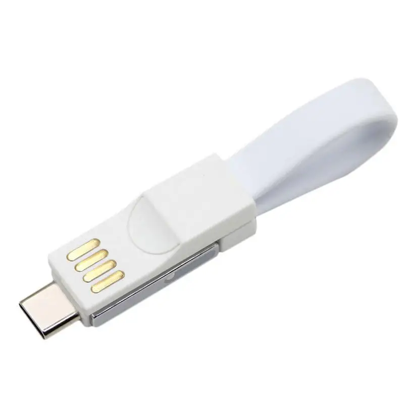 3 в 1 брелок для передачи данных Универсальный USB Магнитный зарядный кабель IPhone
