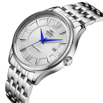 

100% Original ORIENT Watch Automatic Mechanical Men's Watch steel strap fashion waterproof business Watch