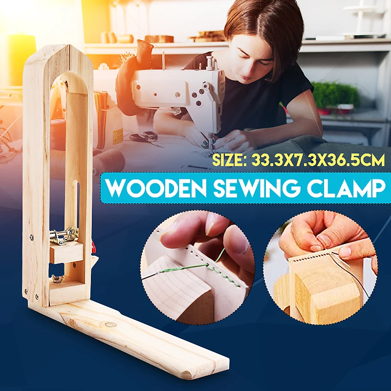 

Hand-Stitched Sewing Horse Leathercraft Table Pony Clamp Leather Stitching Pony Tool Leather Craft Sewing Clamp Desktop Tool