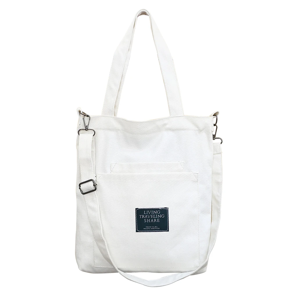  Canvas Handbag Women Shoulder Bag with Removable Strap Multi Pockets Crossbody Wear Resistant Casua - 32955822410