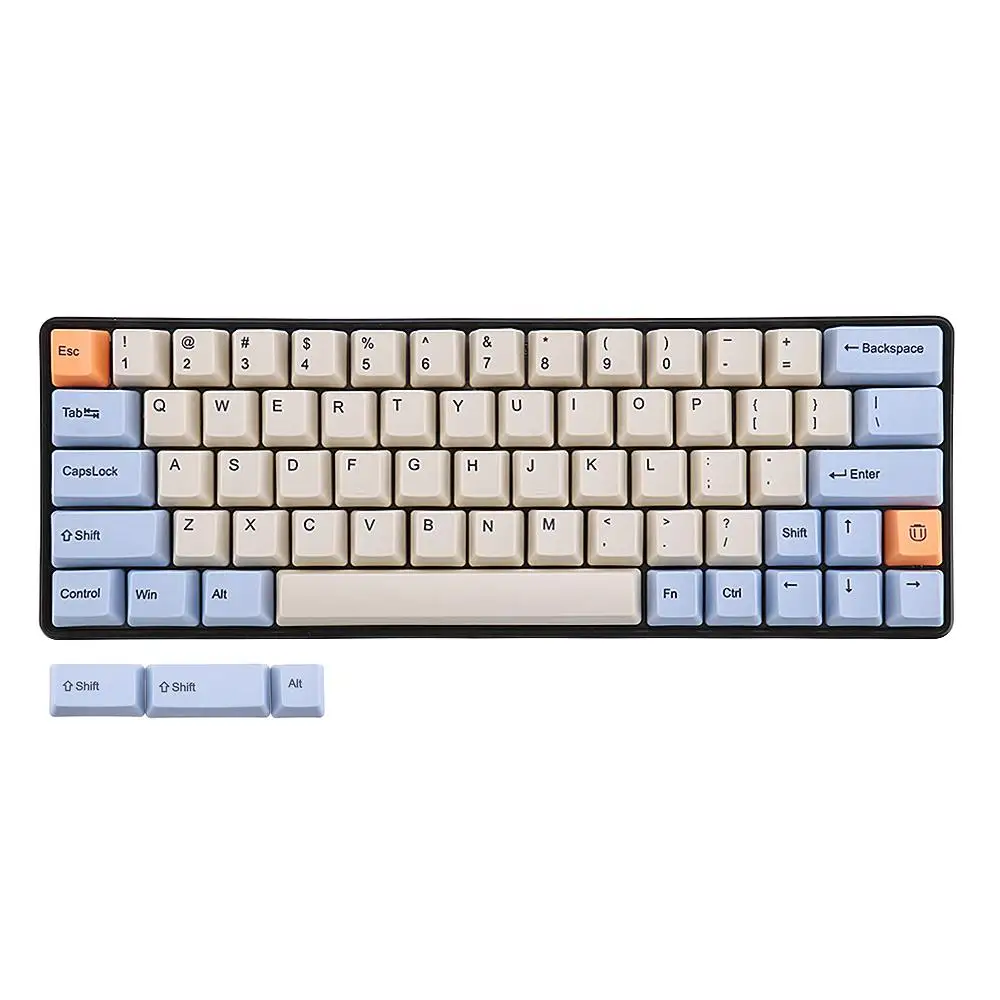 64 ключа OEM профиль краситель sub PBT Keycaps Keycap Набор для GK64 механическая