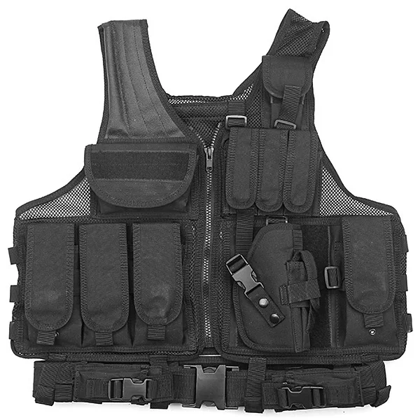 

Gmeit 800D Waterproof Tactical Vest Army Camouflage Wild Breathable Security Training Equipment Tactical Mesh Shirt Vest