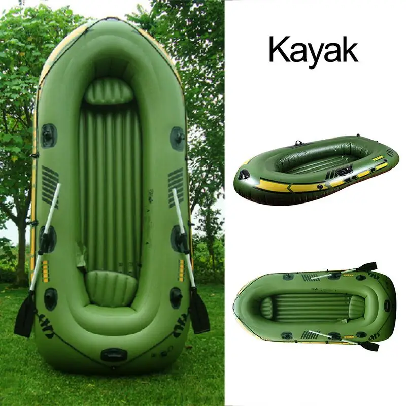 

1/2 Person Inflatable Kayak Set Inflatable Kayak Canoe Kayak Pro Drifting Inflatable Boat with Oars and High Output Air Pump