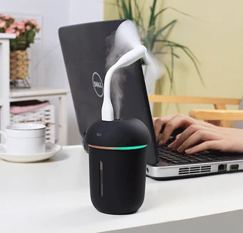 

New fashion triple mushroom lamp multi-function humidifier office air mini USB humidifier