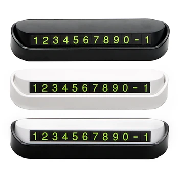 

Car Temporary Parking Card Auto Stickers Phone Number Parking Plate Car Accessories Drawer Style Car Styling Rocker Switch