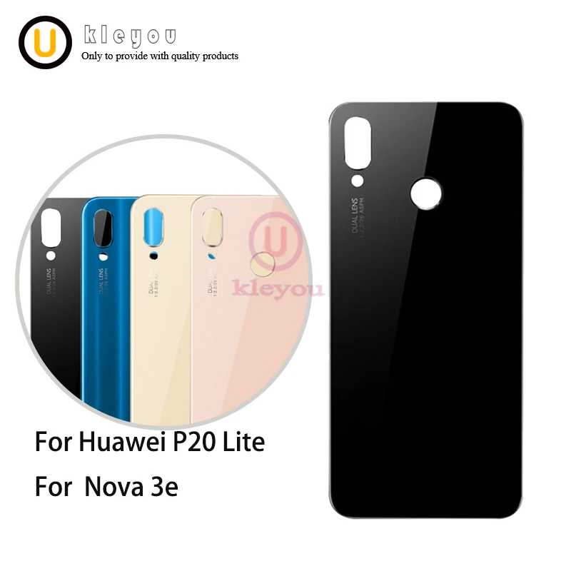 

10 pcs For Huawei P20 Lite Glass Battery Back Cover Rear Housing Door for Huawei P20Lite Rear Back Cover Repair Spare Parts